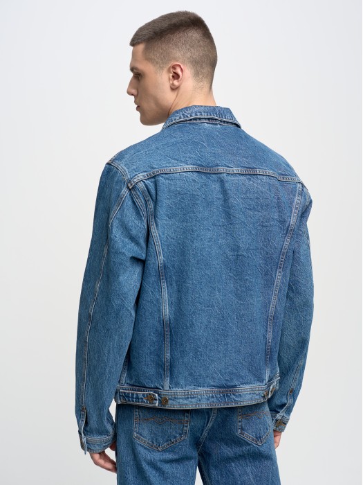 Pánska džínsová bunda komfortného strihu CLASSIC JACKET 400